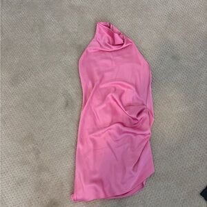 Gianni Bini Vibrant Pink Satin Dress